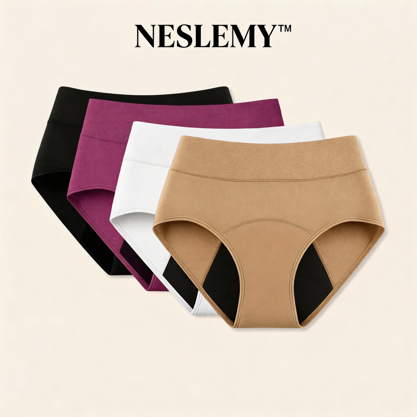 💖🌸Last Day 50% OFF|NESLEMY™ 100% Leak-Proof Underwear 4-pack