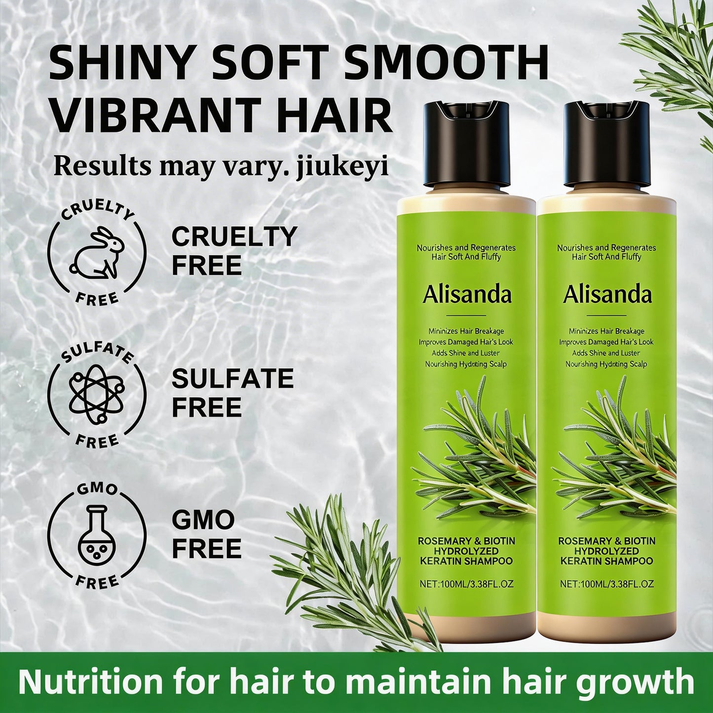 🔥LAST DAY 50% OFF - 🎅Alisanda® Organic Rosemary Hair Growth Shampoo