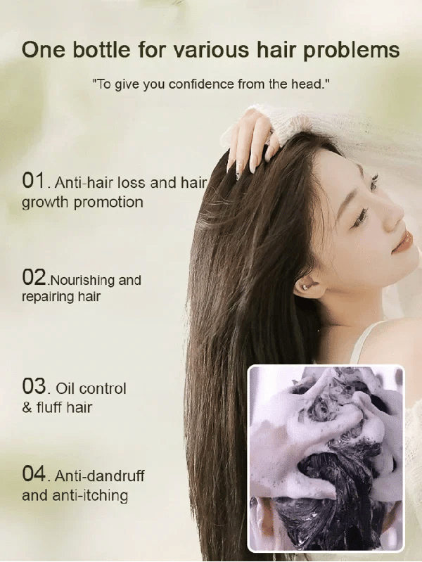 Last Day Promotio🎁Hot Sale Ginger Plant Extract Anti-Hair Loss Hair Shampoo