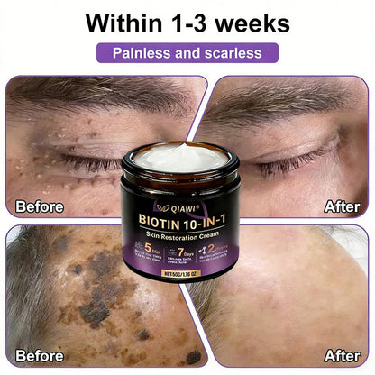 ✨Made and Shipped from USA ✨QIAWI® Biotin 10-in-1 Skin Restoration Cream 🍀