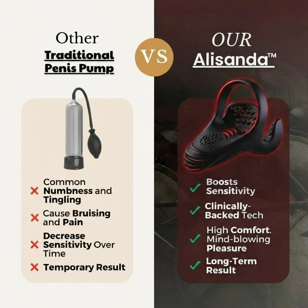 Alisanda™ VitalEngine Pro-The #1 5-in-1 at-home trainer that reverses ED; PE with advanced precision