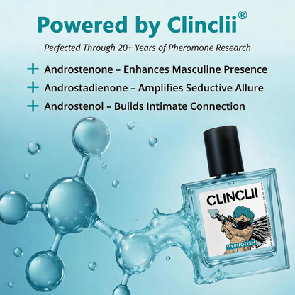 Turn Heads and Ignite Her Desire with Two Sprays of Clinclii Hypnotism Cologne