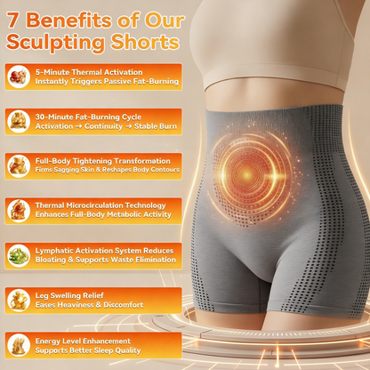 🔥Last Day 50% OFF|New Model Divifit®️ 𝐌𝐨𝐫𝐢𝐧𝐠𝐚 & 𝐁𝐞𝐫𝐛𝐞𝐫𝐢𝐧𝐞 4‑In‑1 Micro‑Particle Sculpting & Fat‑Burn Shorts