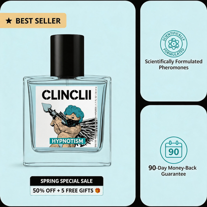 Turn Heads and Ignite Her Desire with Two Sprays of Clinclii Hypnotism Cologne