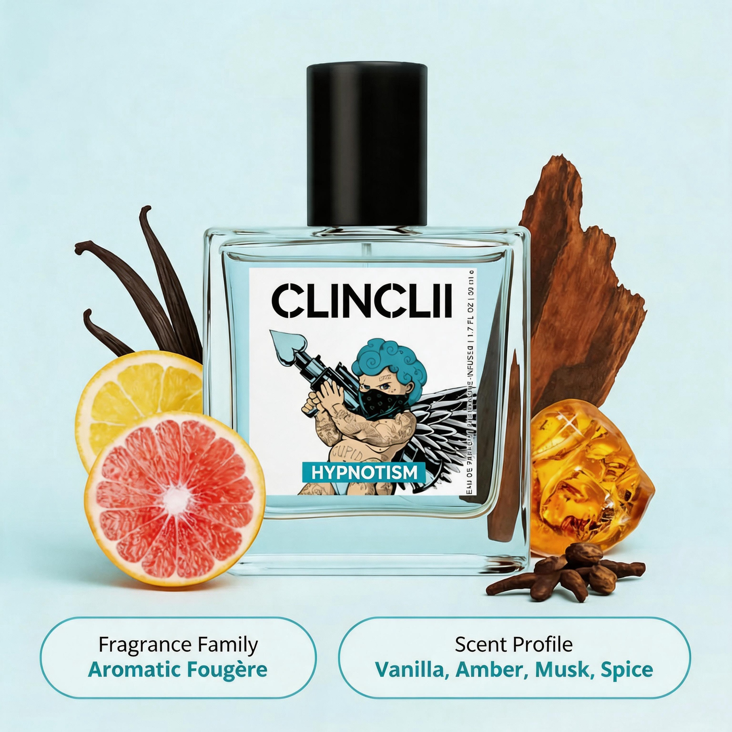 Turn Heads and Ignite Her Desire with Two Sprays of Clinclii Hypnotism Cologne