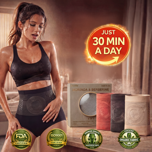 💖🌻Last Day 50% OFF|Divifit®️ 𝐌𝐨𝐫𝐢𝐧𝐠𝐚 & 𝐁𝐞𝐫𝐛𝐞𝐫𝐢𝐧𝐞 4‑In‑1 Micro‑Particle Sculpting & Fat‑Burn Shorts