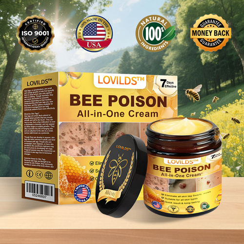 （🔥LAST DAY SALE-80% OFF)🥇👩‍⚕️LOVILDS™ Bee Poison All-in-One Cream US Dermatologist Approved 👨‍⚕️