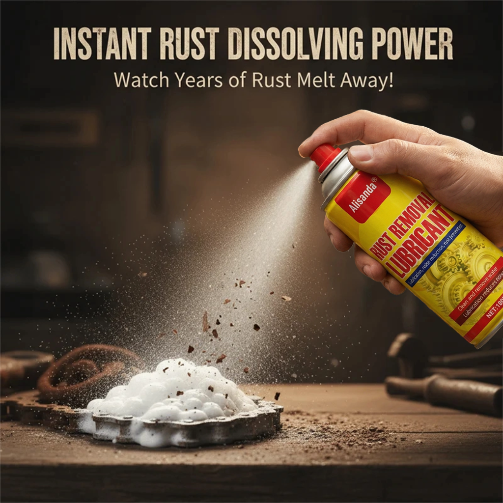 Super-Strong Anti-Rust Lubricant Spray & Rust Remover