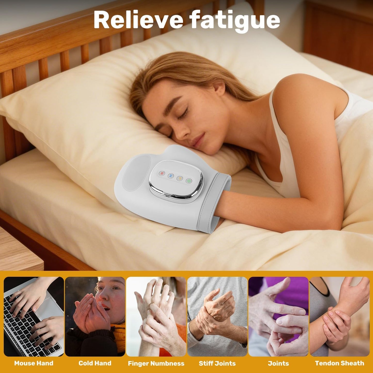 PowerRelief Cordless Hand Massager Pro