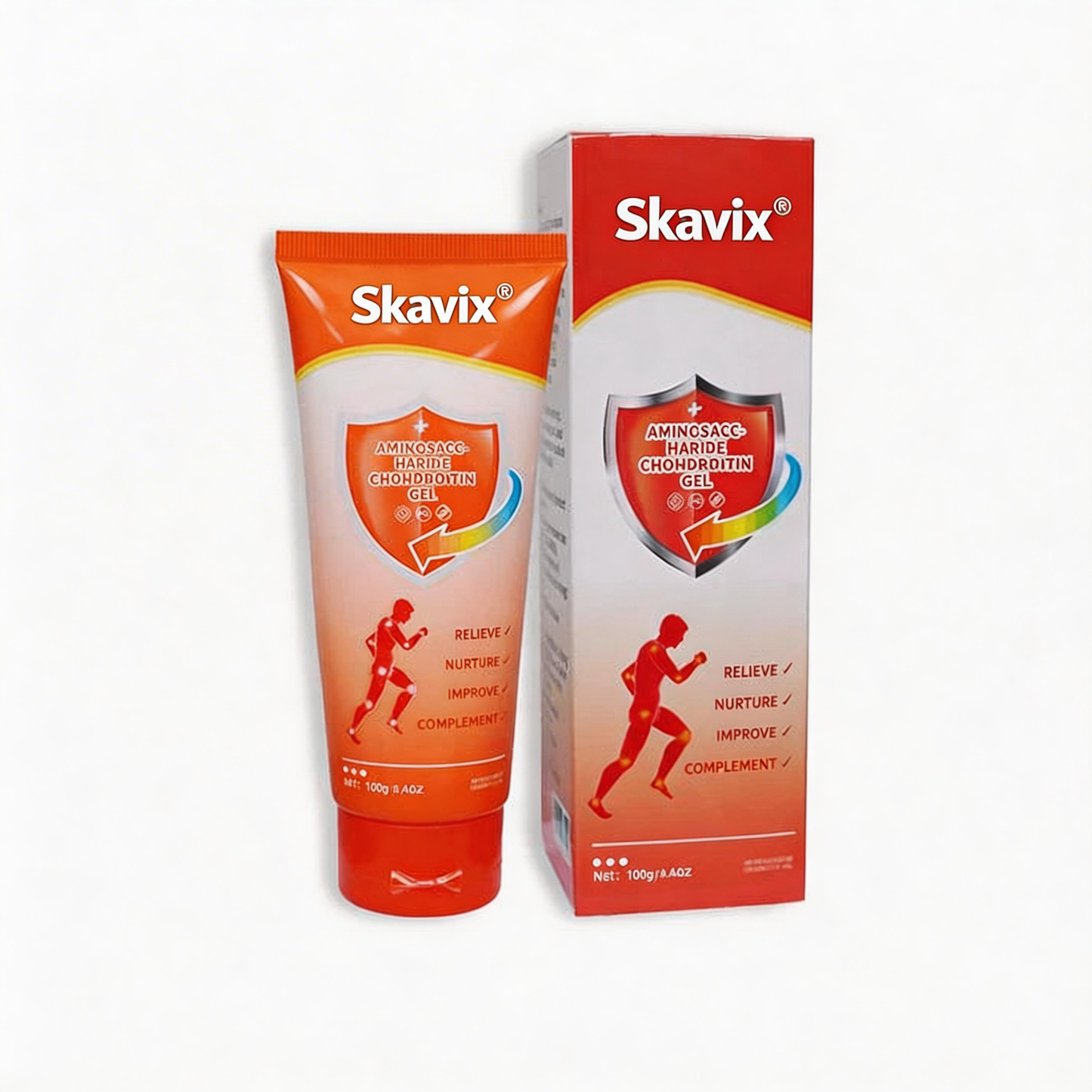 Skavix Joint Relief Massage Cream 100g for Knee Lumbar Neck Hand & Foot Repair Therapeutic Gel for Muscle Relief and Pain Management