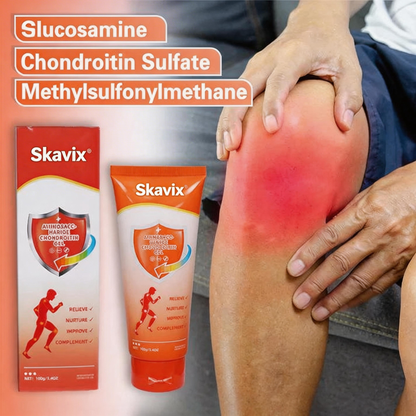 Skavix Joint Relief Massage Cream 100g for Knee Lumbar Neck Hand & Foot Repair Therapeutic Gel for Muscle Relief and Pain Management