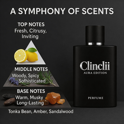 Turn Heads and Ignite Her Desire with Two Sprays of Clinclii Hypnotism Cologne!