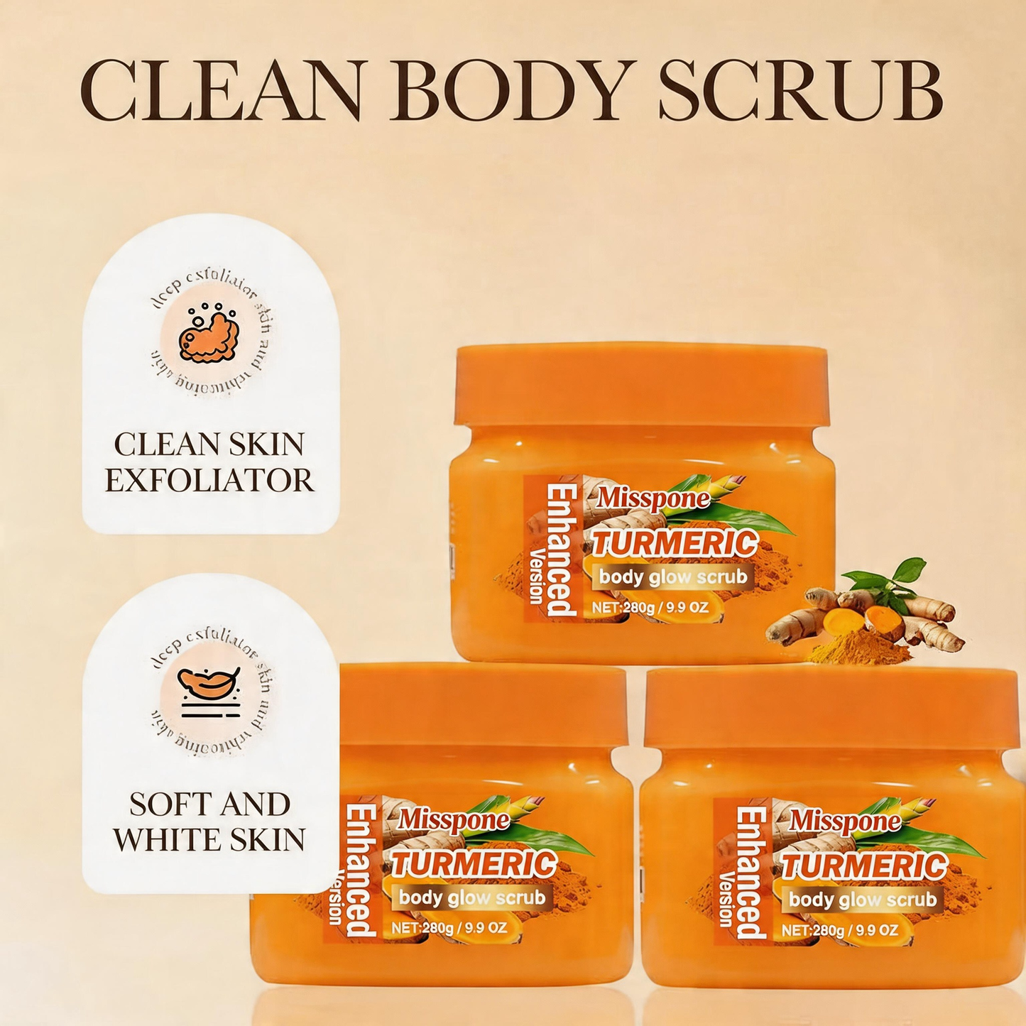 Golden Glow Revive Body Scrub