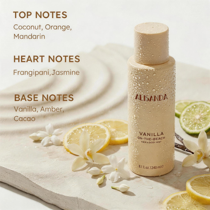 🎁💕 Vanilla on the Beach Hair & Body Mist for Women