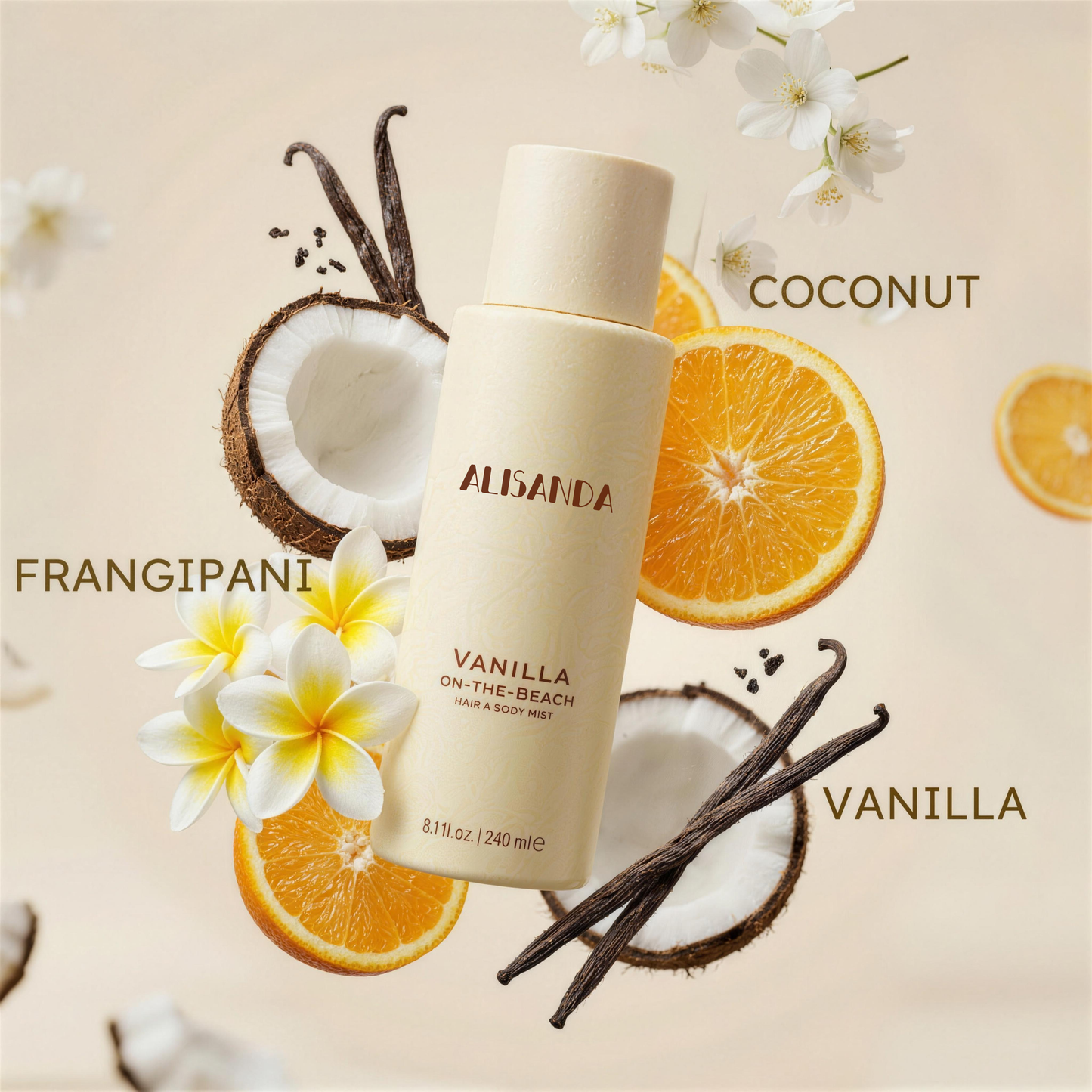 🎁💕 Vanilla on the Beach Hair & Body Mist for Women